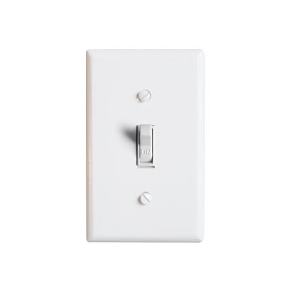 Toggle switch plate_1구 White(Plain)