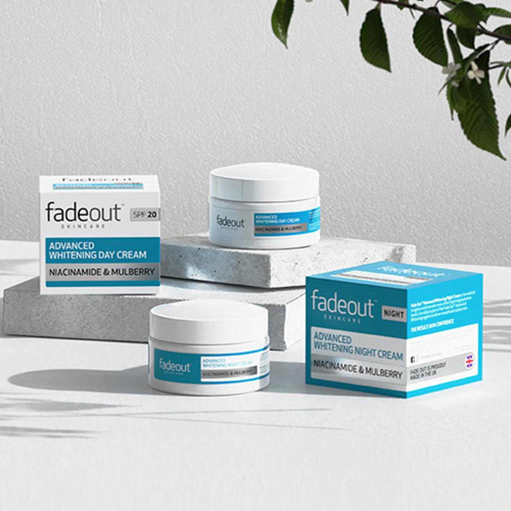 페이드아웃 어드밴스드 화이트닝 데이 & 나이트 승무원 미백크림 SPF20