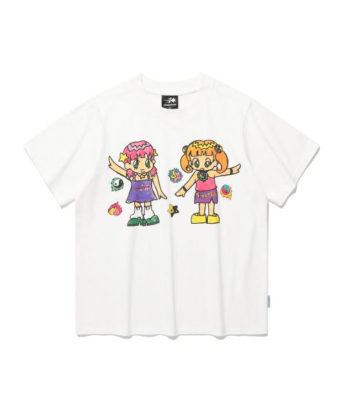 소울푸시캣 Soulpussycat Soulgirl T-Shirt No. 2 White - 위시버킷