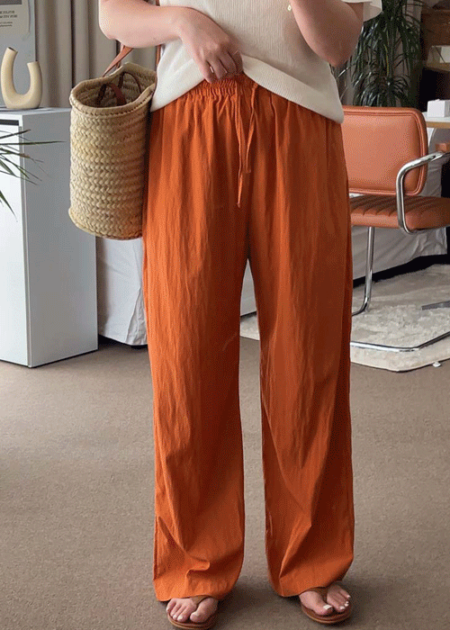 *당일배송* [빅사이즈 자체제작] 와샤 밴딩 팬츠