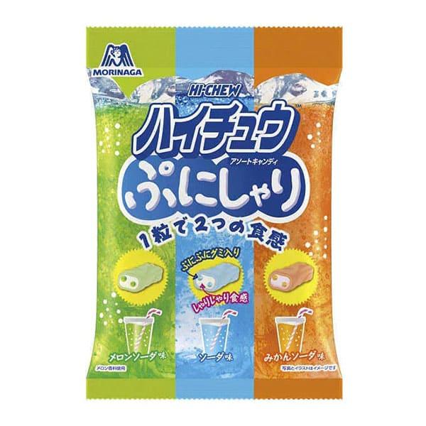 모리나가제과 푸니샤리 하이츄 세가지맛 68g