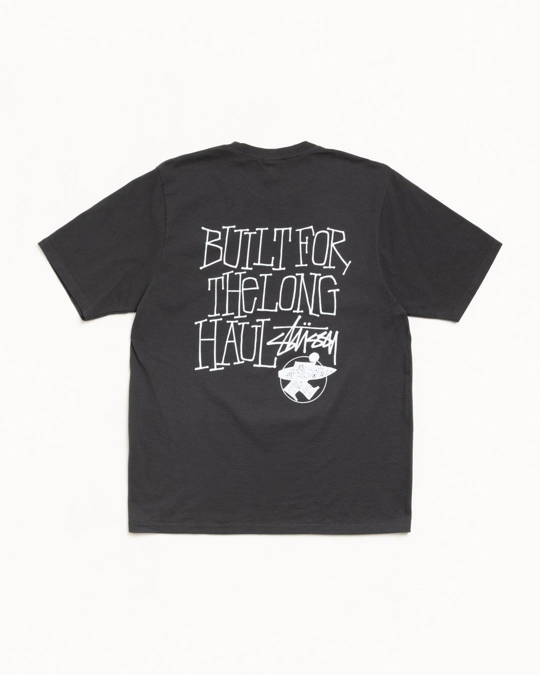 LONG HAUL TEE PIGMENT DYED - Faded Black / XL