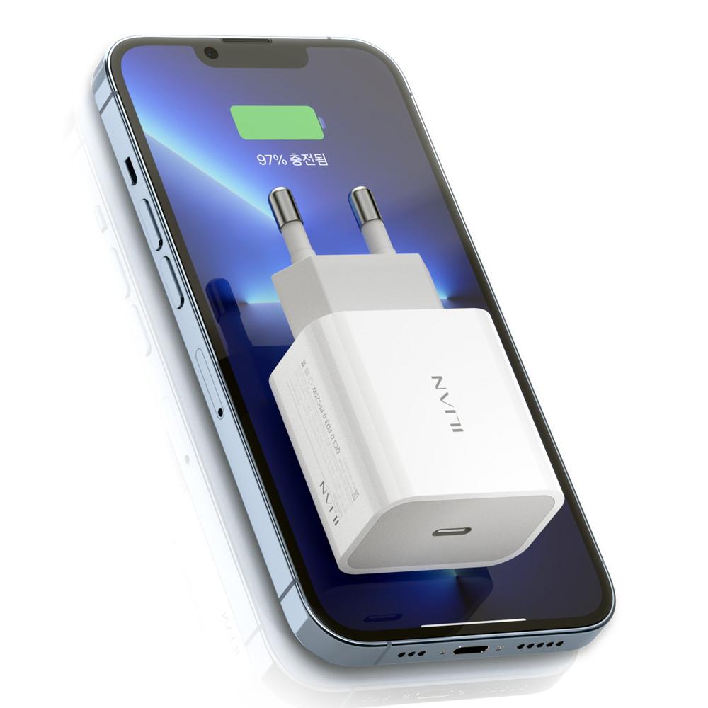 일리안 C타입 PD 25W 아이폰 고속 충전기 어댑터