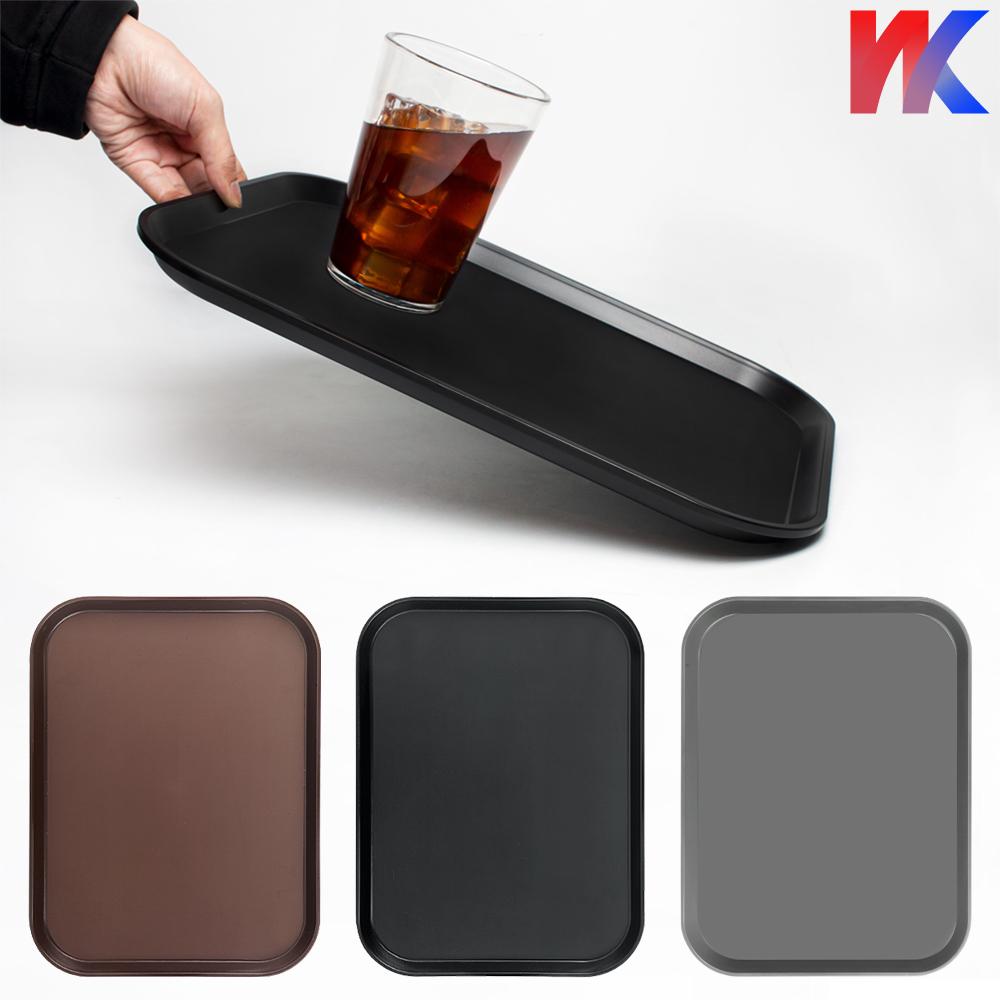 논슬립 쟁반 트레이 카페 업소용 플라스틱 사각 소소