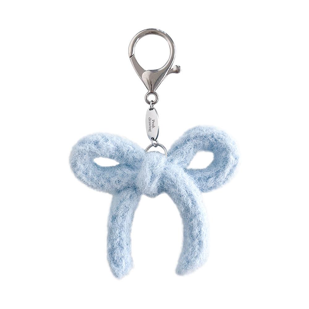 [Handmade] 스카이 크로셰 리본 키링