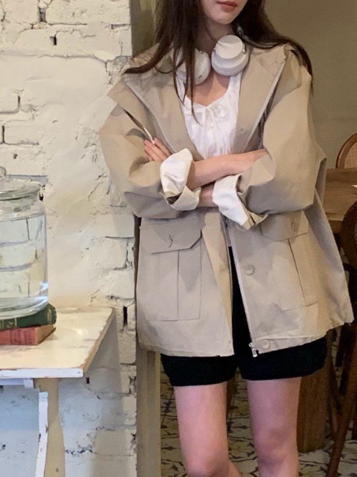 쿠폰(전체당일) 베르가못 어반 후드 야상 점퍼