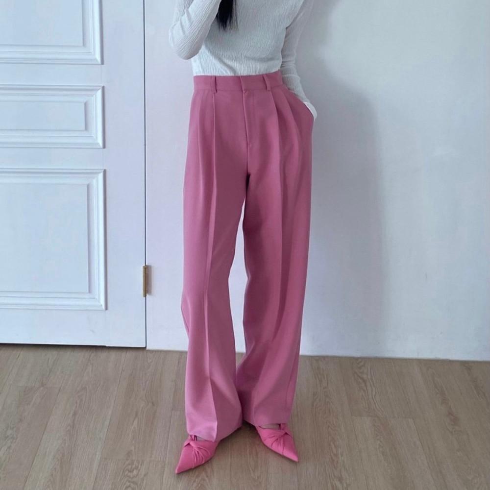 세일 러브모먼트 조이 핀턱팬츠 핑크 퍼플