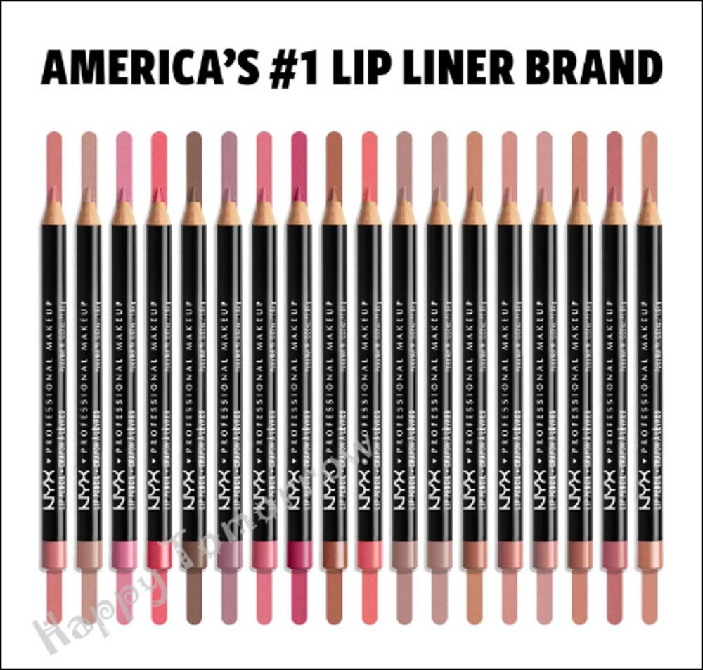 닉스 NYX 프로페셔널 메이크업 립라이너 슬림 립 펜슬, 롱래스팅 크리미