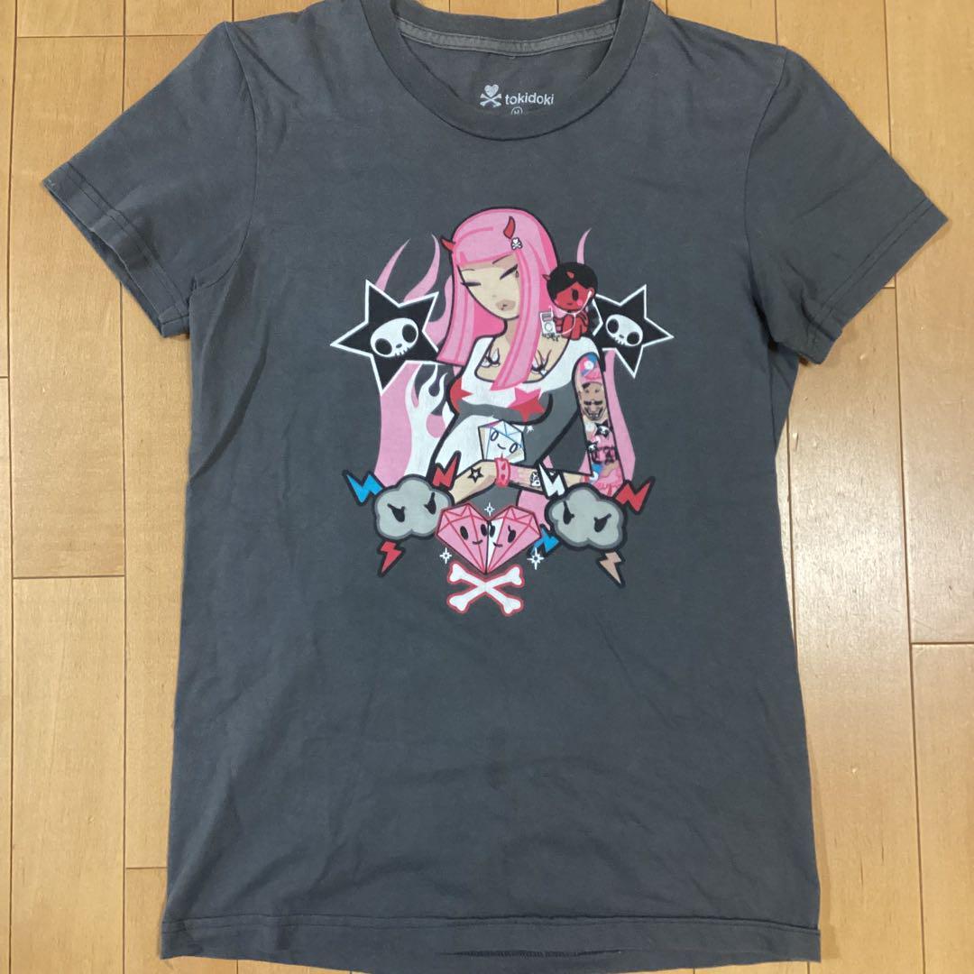 良品 アメリカ製 tokidoki ドキドキ キャラクター 半袖Tシャツ M