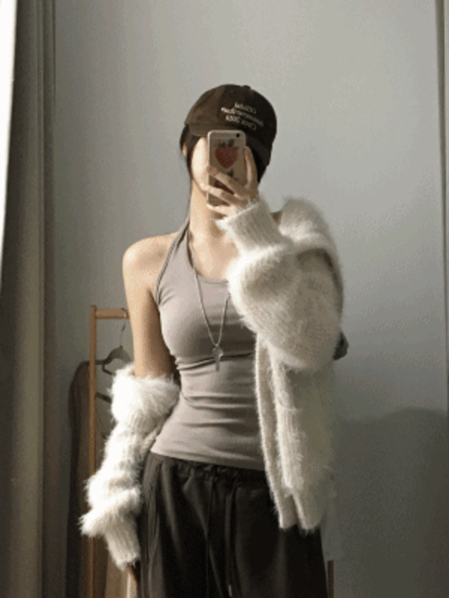 [미친핏/MD강추] 레제 롱 홀터 골지 나시 쫀쫀 몸매보정 허얇골넓핏 허리잘록 레이어드 (5col)