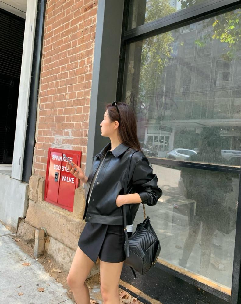 모어 페이크 레더자켓