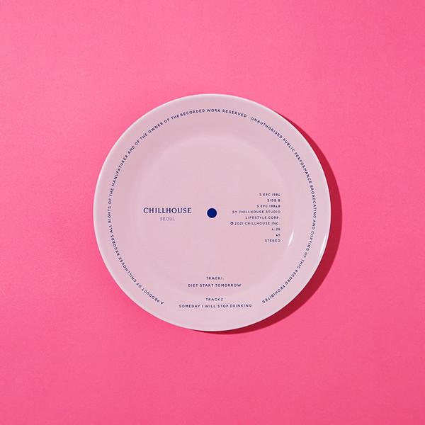Vinyl plate : Mid/Pink