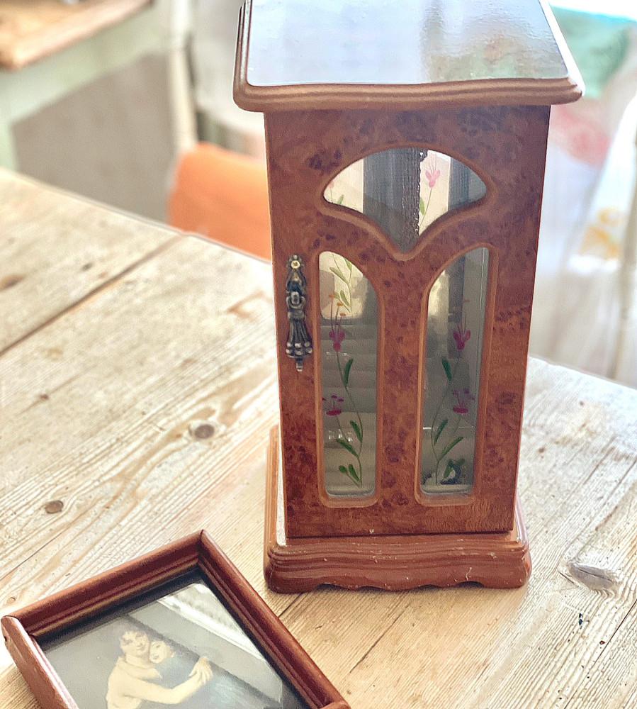 [중고] 빈티지 우드 쥬얼리박스