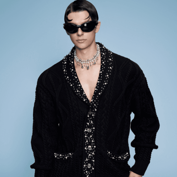 Glamorous Pearl Knit Cardigan (2color)