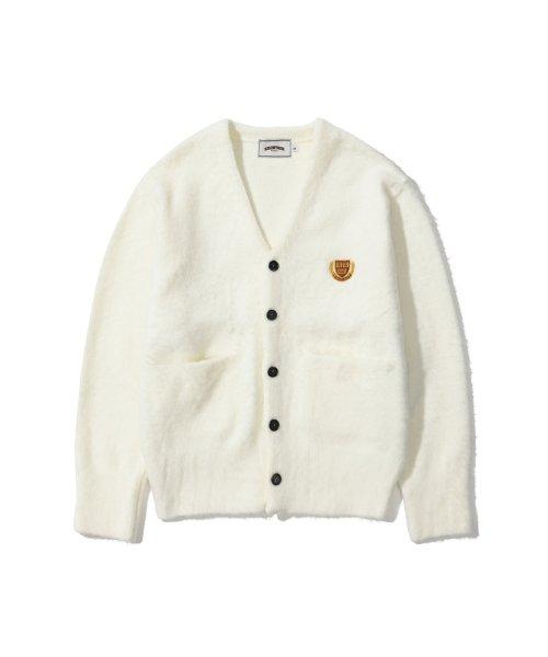 NEW VARSITY LOGO CARDIGAN [CREAM]