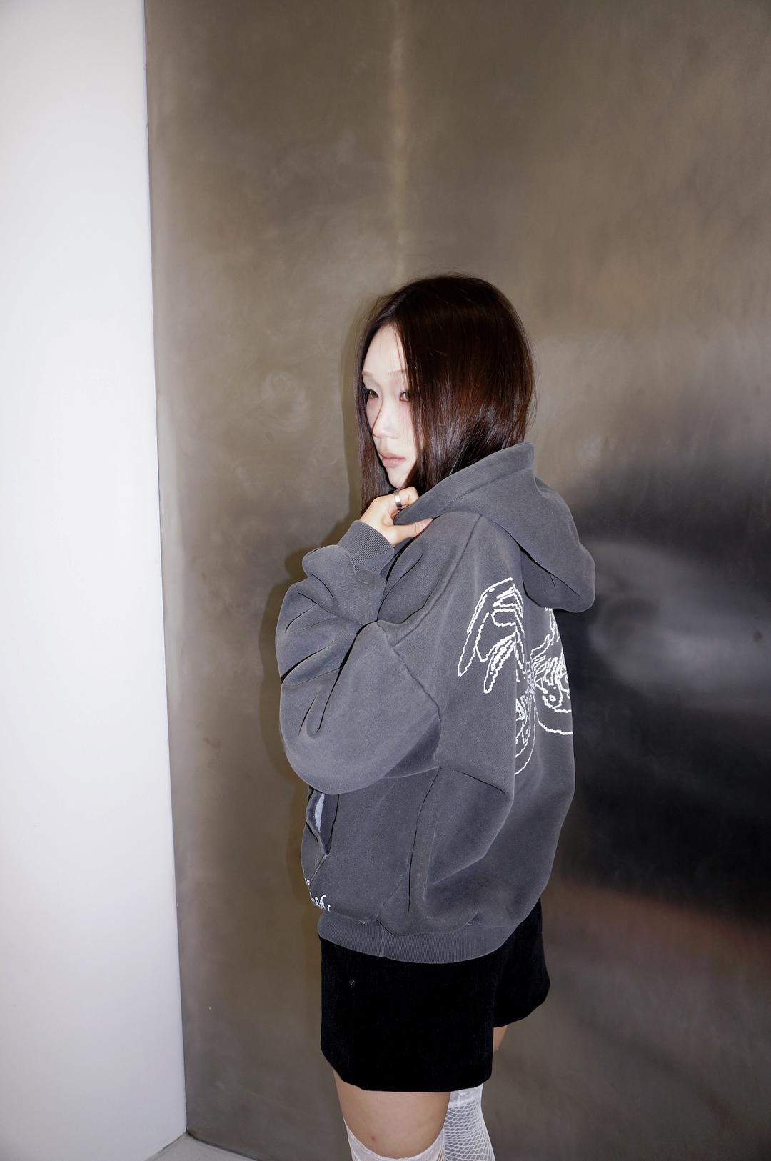 [BE.SEN3AI] washed print hood