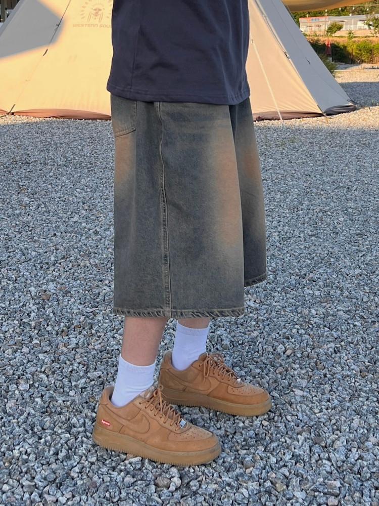 에디 틴 버뮤다 데님팬츠 (M,L)