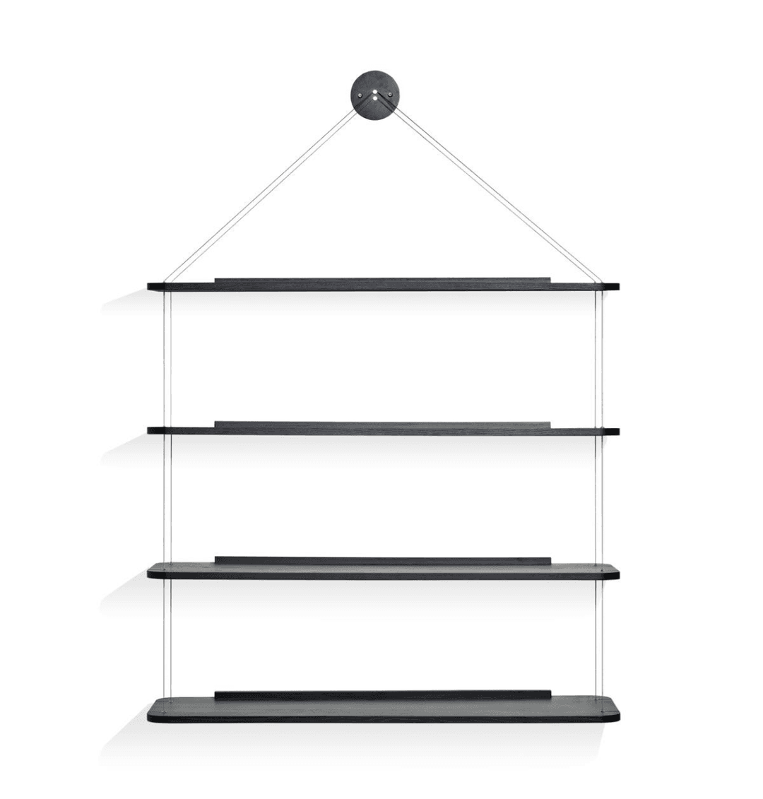 Libreria Pensile Wire Bookcase - Black