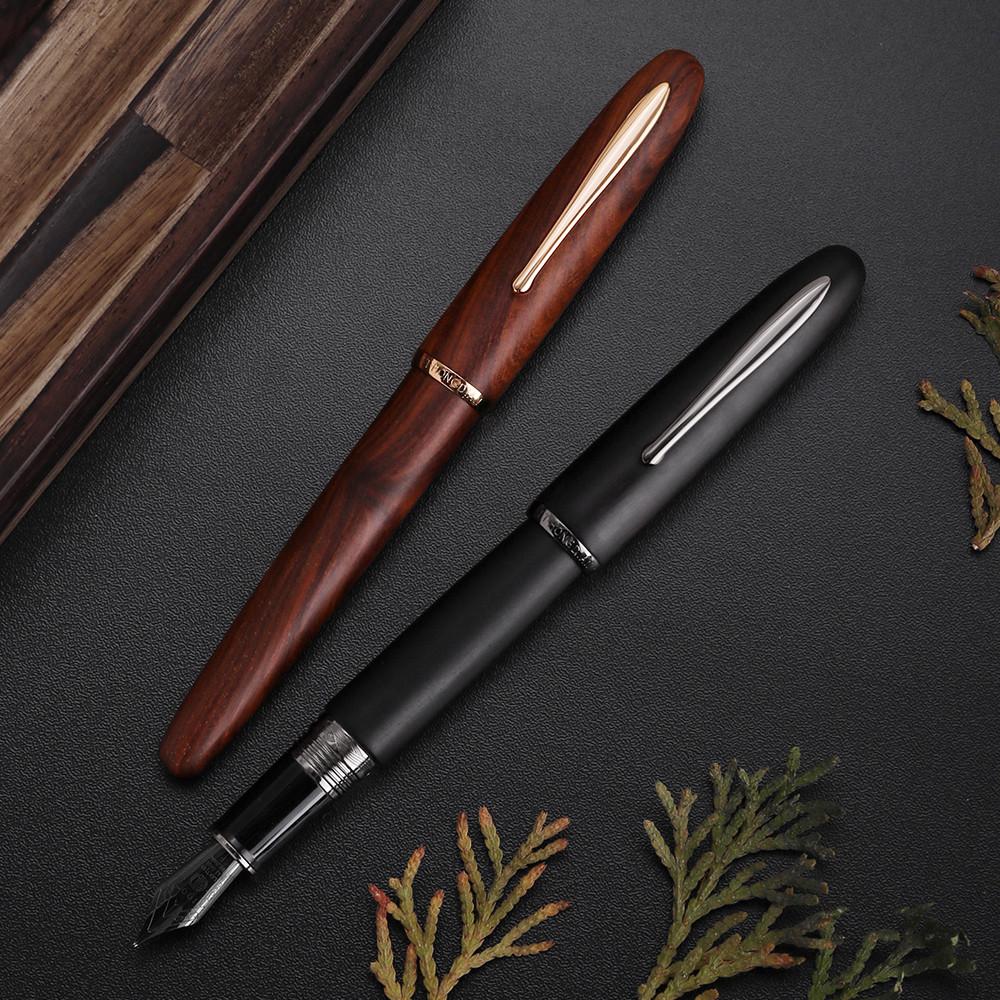 홍디안 만년필 660 저가 선물 나무 우드