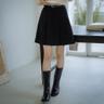 [예약배송]Belt set pleats skirt_Black