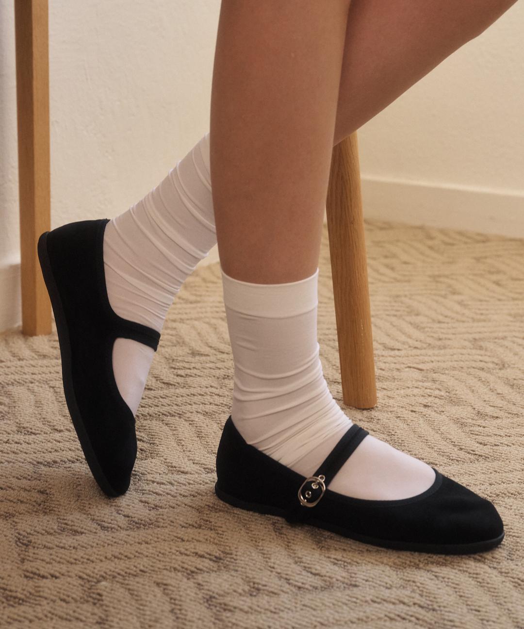 솔트앤초콜릿 (10/31 샤틴, 기모 예약배송)(샤틴안감/기모안감) 라운드 토 메리제인 플랫 (1cm/4colors+3colors)