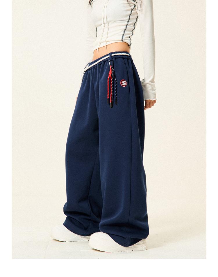 YOUNG STAGE Rope Strappy Casual Sweatpants (2color)