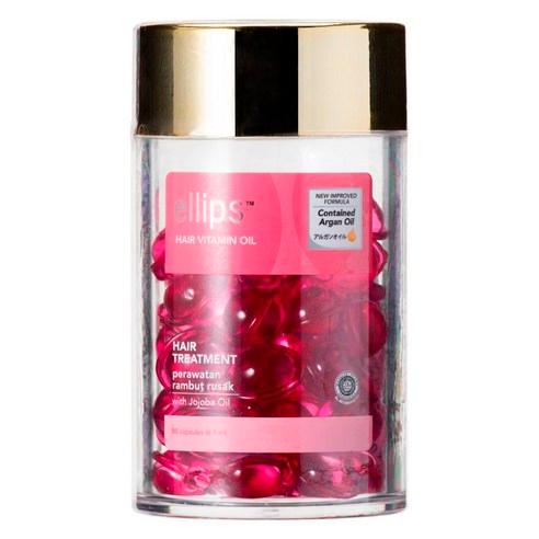 엘립스 헤어 비타민 트리트먼트 호호바 오일 + 아르간 50 소프트캡슐, 50ml, 1개 - 헤어오일 | 쿠팡