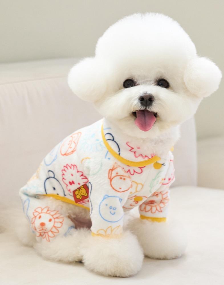 컬러풀 미피 후리스 올인원