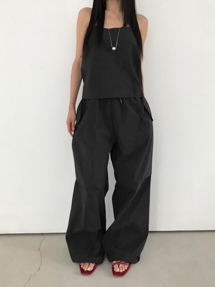 피그먼트 나일론팬츠(팬츠단품)차콜 당일발송