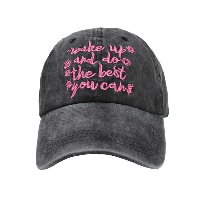 [💝곱창끈증정/오늘출발💝] 캡모자 자수 레터링 캐주얼 데일리 빈티지 키치 볼캡 배색 워싱 Y2K 모자