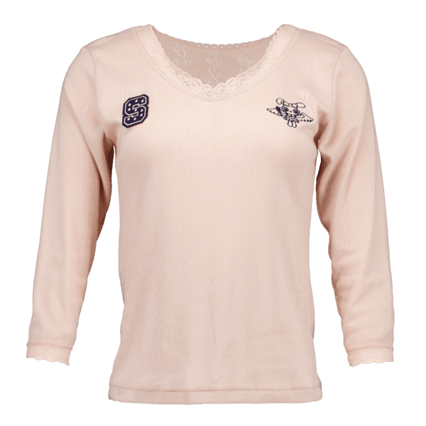 I DON'T KNOW LACE TOP (PEACH)