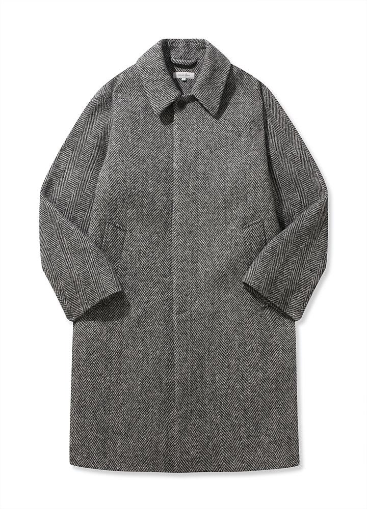 SA 헤링본 싱글 맥코트 M (Dark gray)