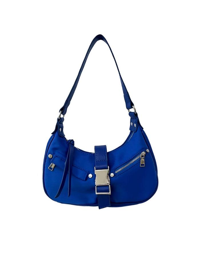 NO.146 BLUE TAG NYLON HOBO BAG