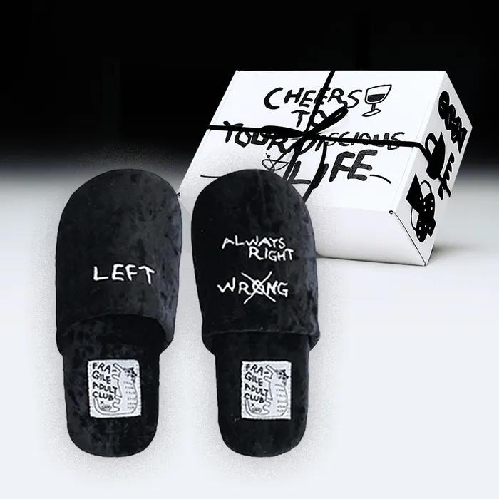 [Fragile Adult Club] Always Right 홈슈즈 슬리퍼 GIFT