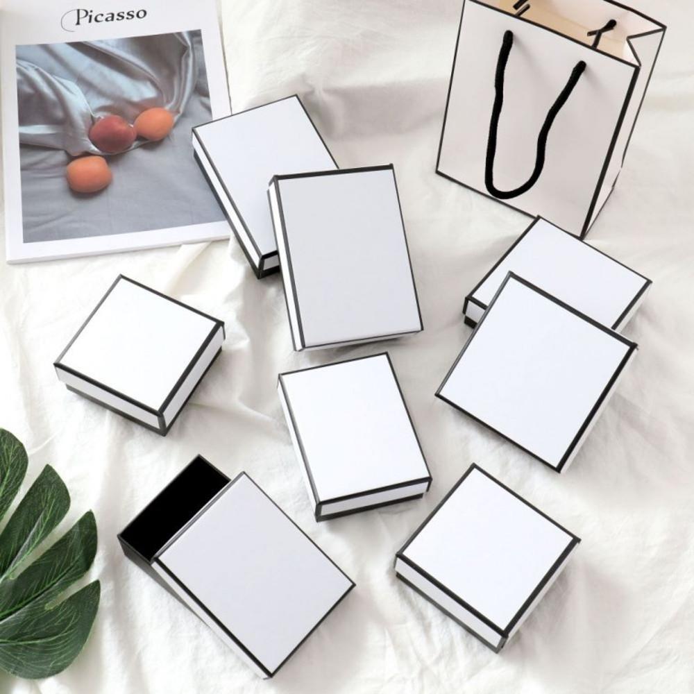 주얼리 쇼핑백 악세서리 포장박스 화이트 선물