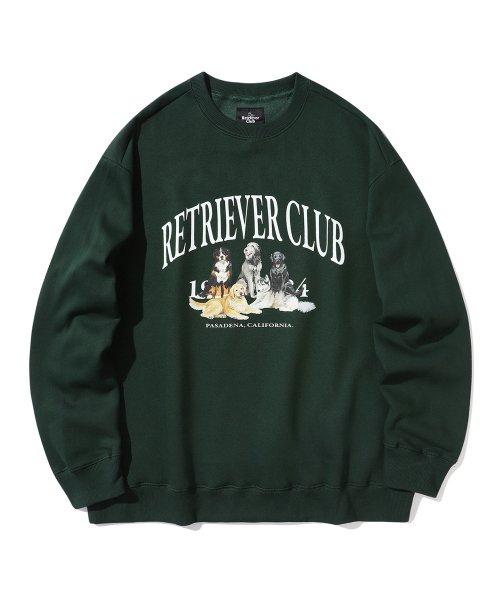 RETRIEVER FRIENDS CREWNECK [GREEN]