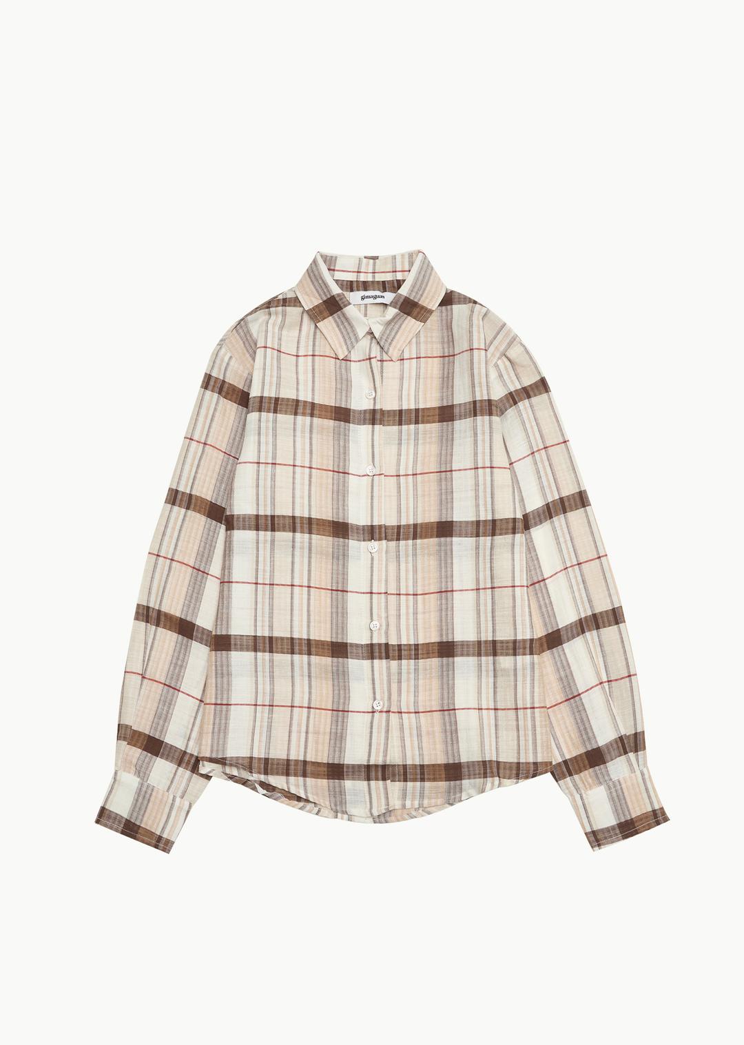 agusta shirt, brown