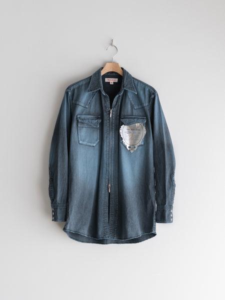 MASUBOYS WESTERN SHIRT (OVER DYE)