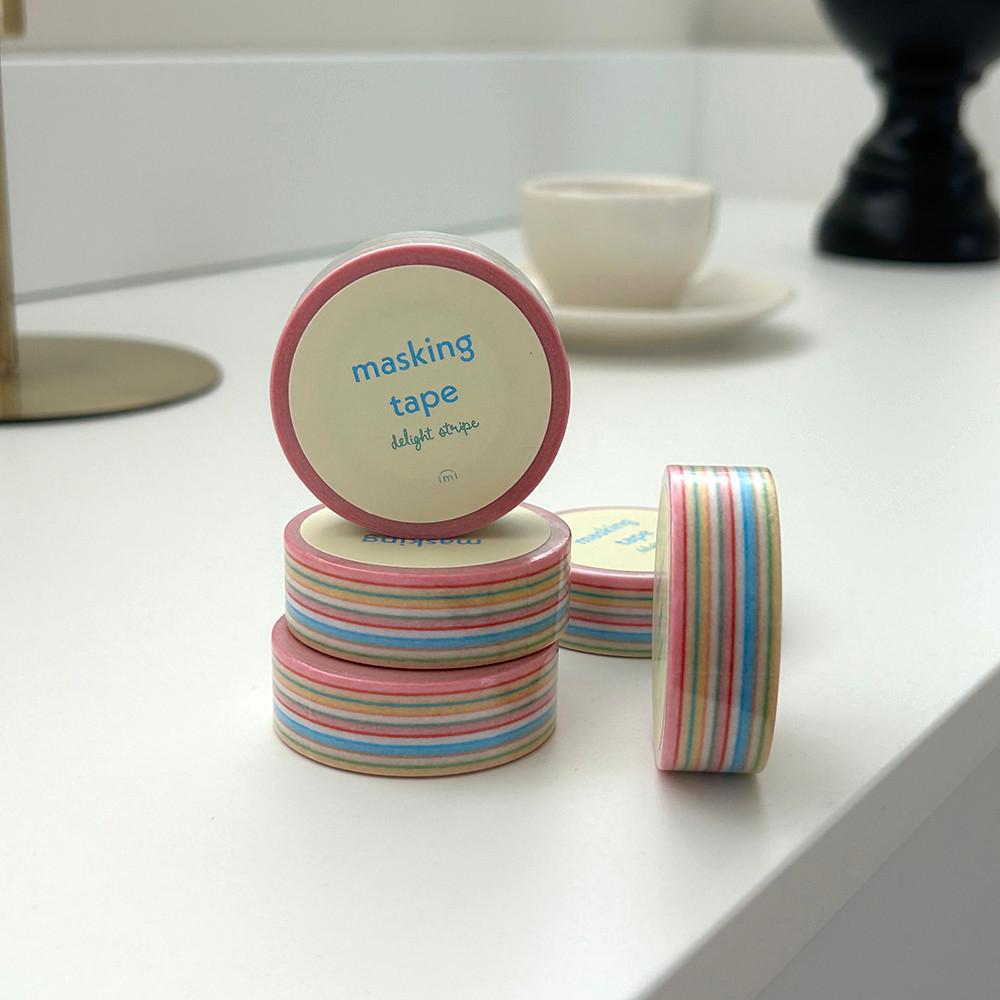 [아이민잇] 딜라잇 스트라이프 마스킹테이프