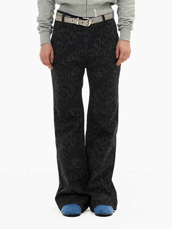 Boot-cut Cinch Back Pants / Charcoal