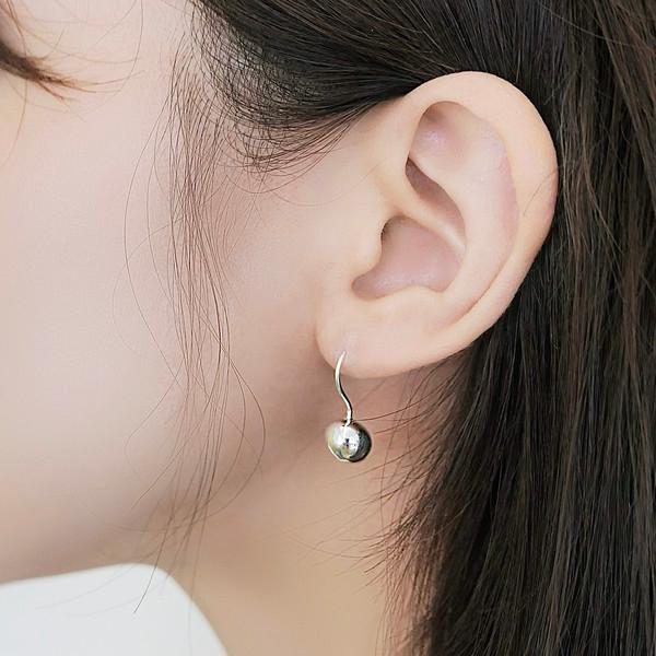 Silver Ball Earrings (Silver 925)