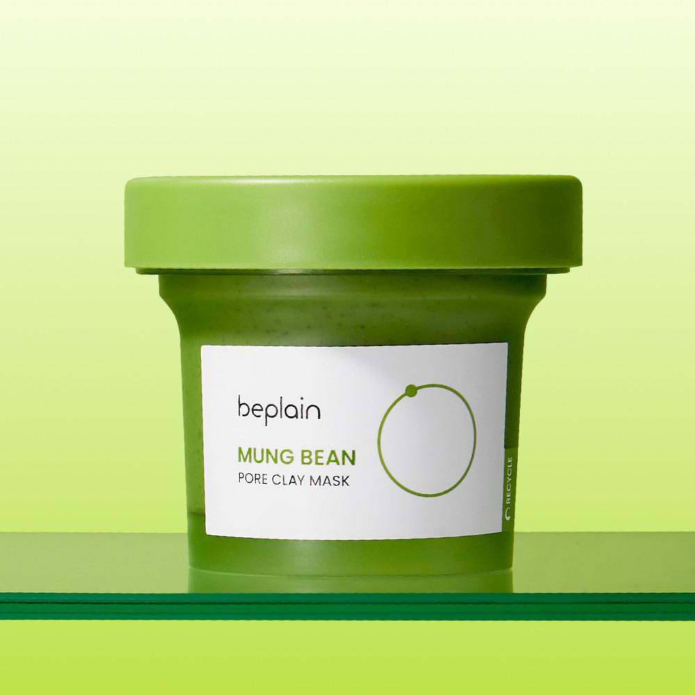 비플레인 대용량 녹두 모공 클레이팩 200ml, 1개
