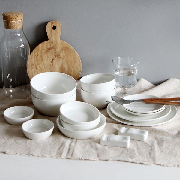 끌리메 크림화이트 2인 한식기세트 15P