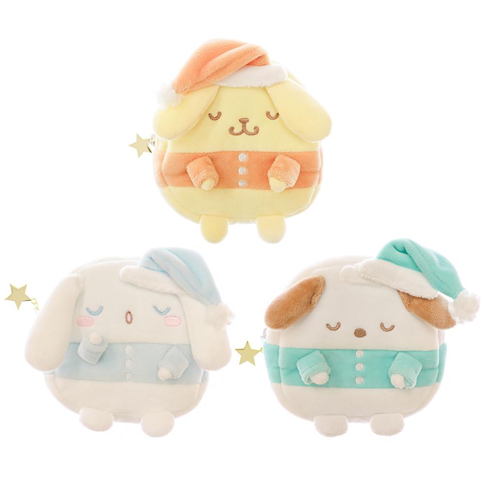 산리오 새근새근 파자마 다이컷 파우치 / 폼폼푸린 시나모롤 포챠코