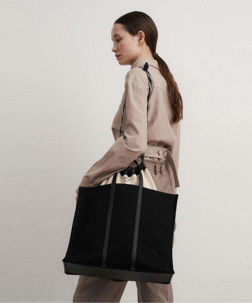 Big New vase bag-canvas black