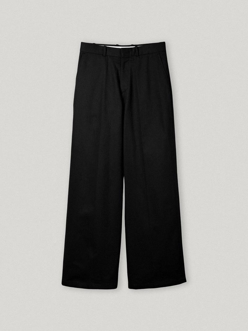 Adler Cotton Trouser Black