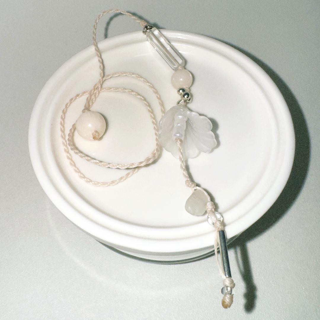OMUMU 실버드롭 흰꽃 끈갈피