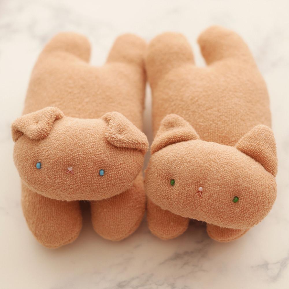 DIY 키트 귀여움 폭팔 고양이 인형 만들기 손목 쿠션 초보자 동영상 설명 기본 바느질법