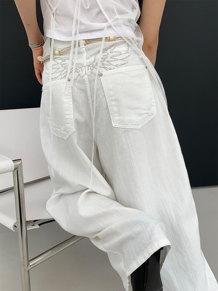 Wing white pants (3color)