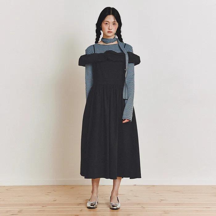 Chouchou Sleeveless One-piece_black